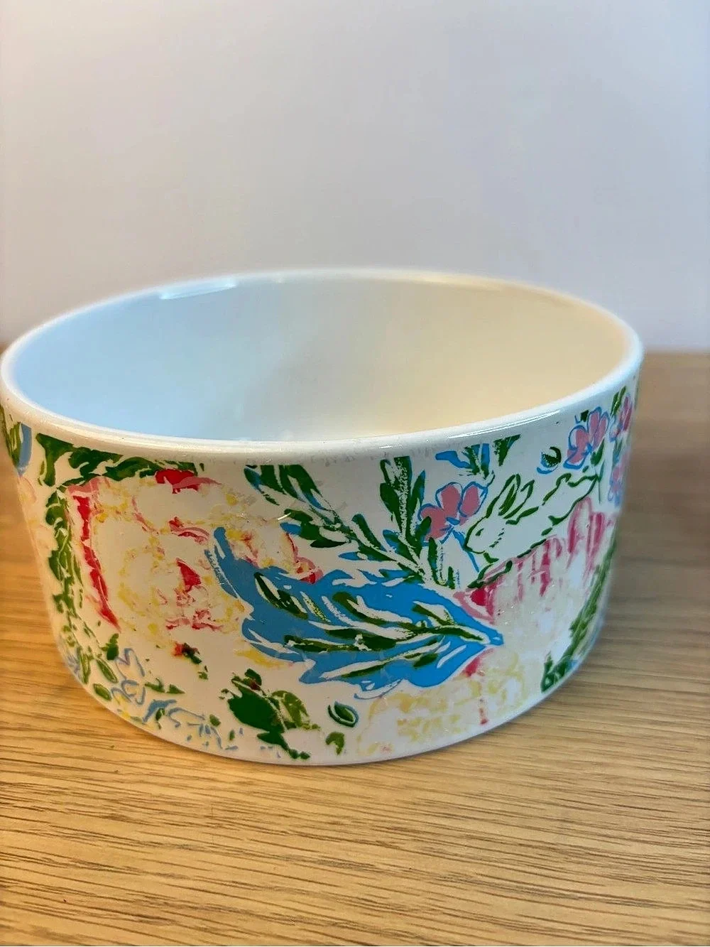 Lilly Pulitzer Bunny Business Floral Bowls Set of 2